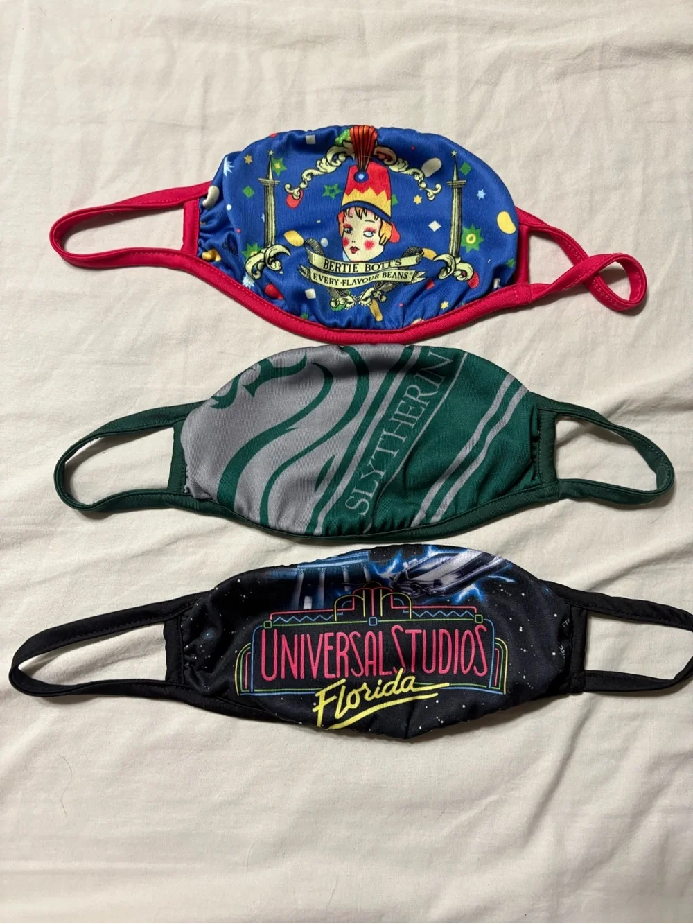 Universal Studios Set of 3 Graphic Face Masks